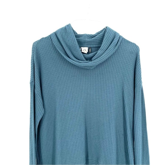 Anthropologie Akemi + Kin Thermal Cowlneck Pullover Top - Picture 3 of 8